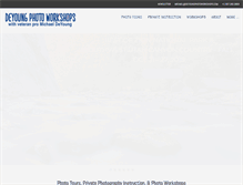 Tablet Screenshot of deyoungphotoworkshops.com